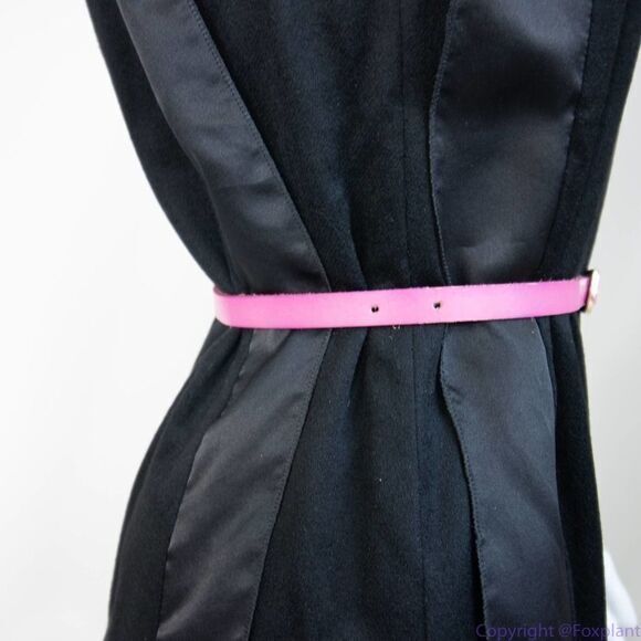 NEW Piazza Sempione Italian-made cashmere/silk black shift‎ dress, IT 40 - Picture 10 of 16